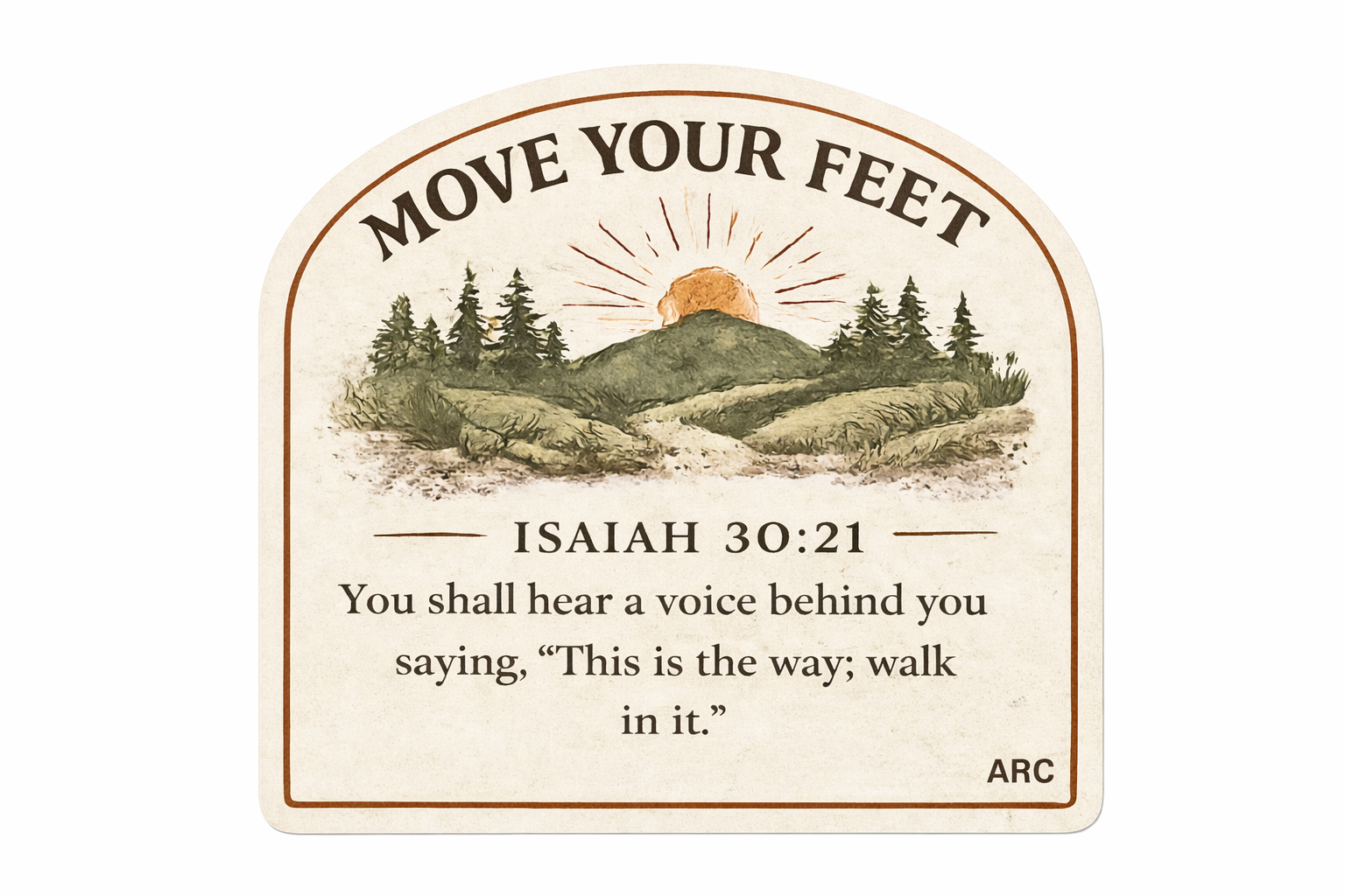 Move Your Feet- Sticker